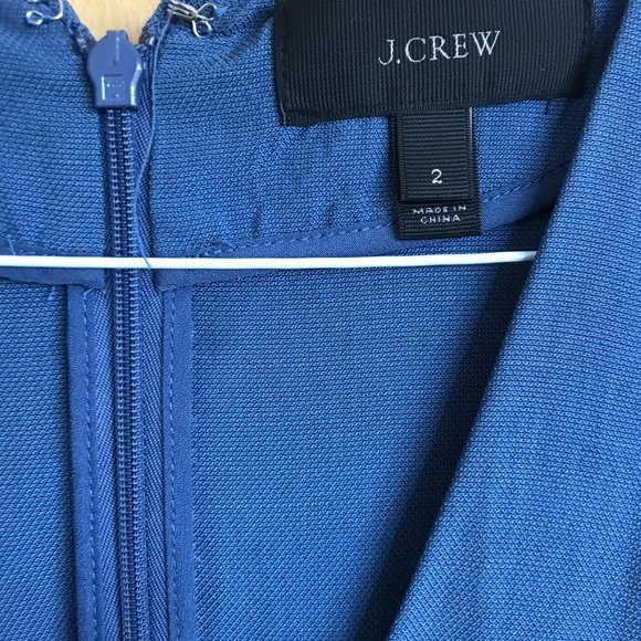 J.Crew blue sleeveless jumpsuit size 2 - Picture 4 of 5